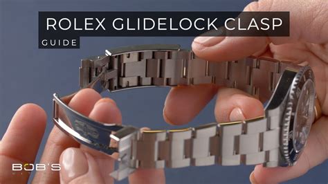 rolex glide|Rolex watch glide lock adjustment.